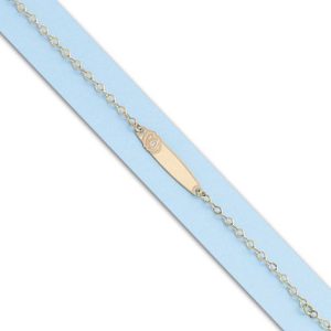 Pulsera corazones oro 18kl circonita