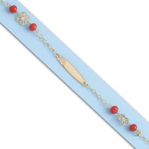 Pulsera oro 18kl circulo circonita