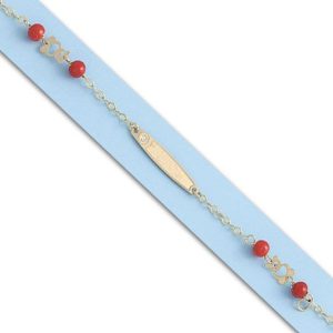 Pulsera oro 18kl circulo circonita