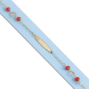 Pulsera oro 18kl circulo circonita