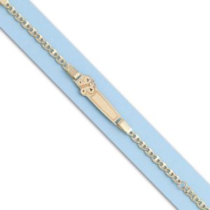 Pulsera oro 18kl mariposa circonita
