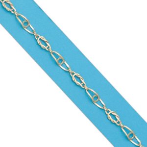 Pulsera oro 18kl hueca
