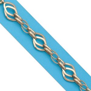 Pulsera oro 18kl troquelada