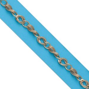 Pulsera oro 18kl troquelada