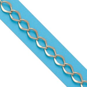 Pulsera oro 18kl troquelada