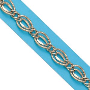Pulsera oro 18kl troquelada