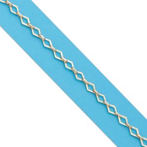 Pulsera oro 18kl troquelada