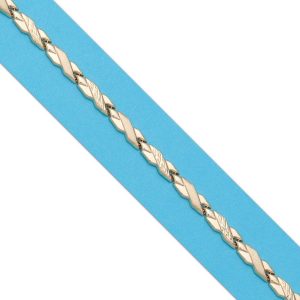 Pulsera oro 18kl troquelada
