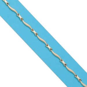 Pulsera oro 18kl troquelada