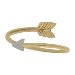 Sortija oro 18kl flechas amor