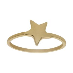 Sortija oro 18kl estrella