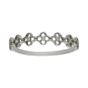 Sortija oro blanco 18kl circonitas