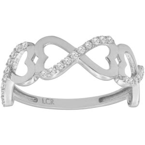 Sortija oro blanco 18kl circonitas