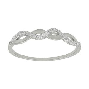 Sortija oro blanco 18kl circonitas