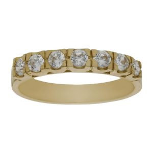 Sortija oro 18kl circonitas