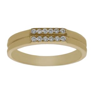 Sortija oro 18kl circonitas