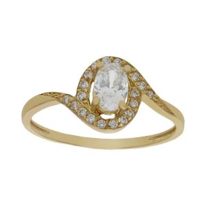 Sortija oro 18kl circonitas