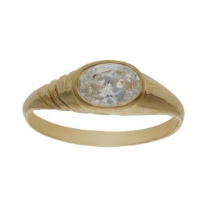 Sortija oro 18kl circonitas