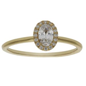 Sortija oro 18kl circonitas