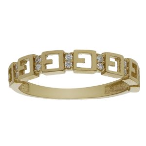 Sortija oro 18kl circonitas