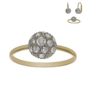 Sortija oro 18kl circonitas