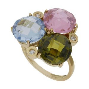 Sortija oro 18kl circonitas