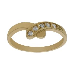 Sortija oro 18kl circonitas