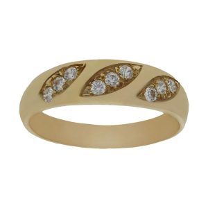 Sortija oro 18kl circonitas