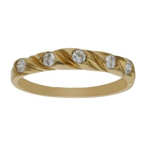 Sortija oro 18kl circonitas
