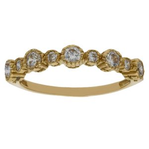 Sortija oro 18kl circonitas