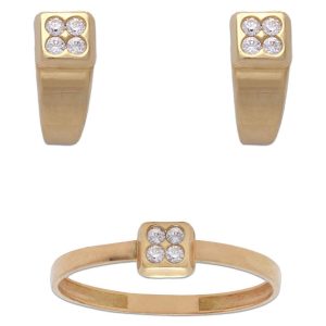 Sortija oro 18kl circonitas