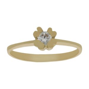 Sortija oro 18kl circonita