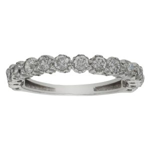 Sortija oro blanco 18kl circonitas