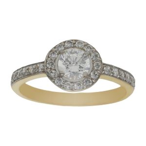 Sortija oro 18kl circonitas