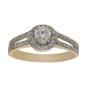 Sortija oro 18kl circonitas