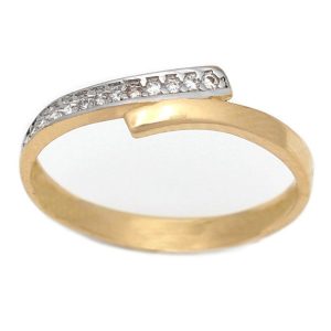 Sortija oro 18kl circonitas