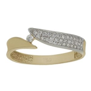 Sortija oro 18kl circonitas