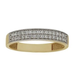Sortija oro 18kl circonitas