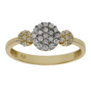 Sortija oro 18kl circonitas
