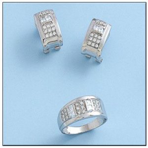 Sortija oro blanco 18kl  circonitas
