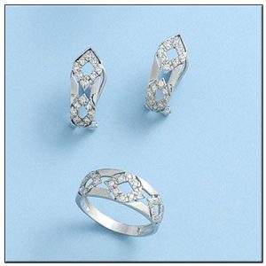 Sortija oro blanco 18kl circonitas