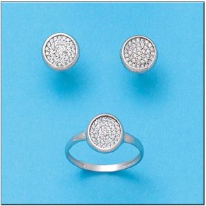 Sortija oro blanco 18kl circonitas