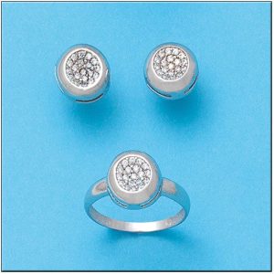 Sortija oro blanco 18kl circonitas