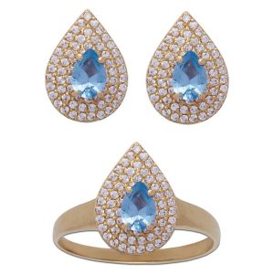 Sortija oro 18kl circonitas