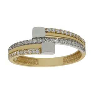 Sortija oro 18kl circonitas