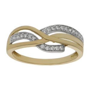 Sortija oro 18kl circonitas
