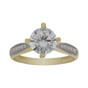 Sortija oro 18kl circonitas