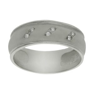 Sortija oro blanco 18kl circonitas