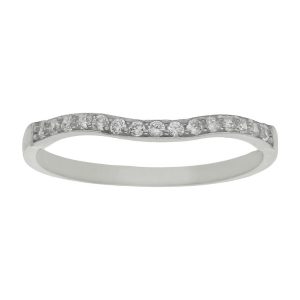 Sortija oro blanco 18kl circonitas