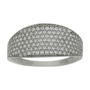 Sortija oro blanco 18kl circonitas